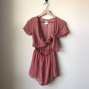 Princess Polly | Tie Front Play Suit.